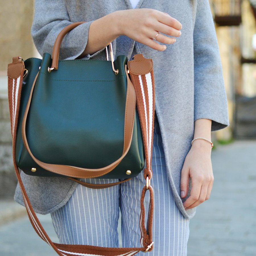 Fendi Stripe-Strap Bucket