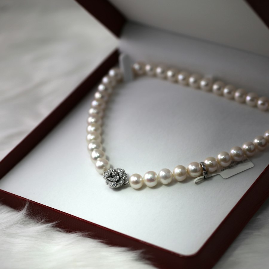 Cartier Pearl Strand with Rose Clasp