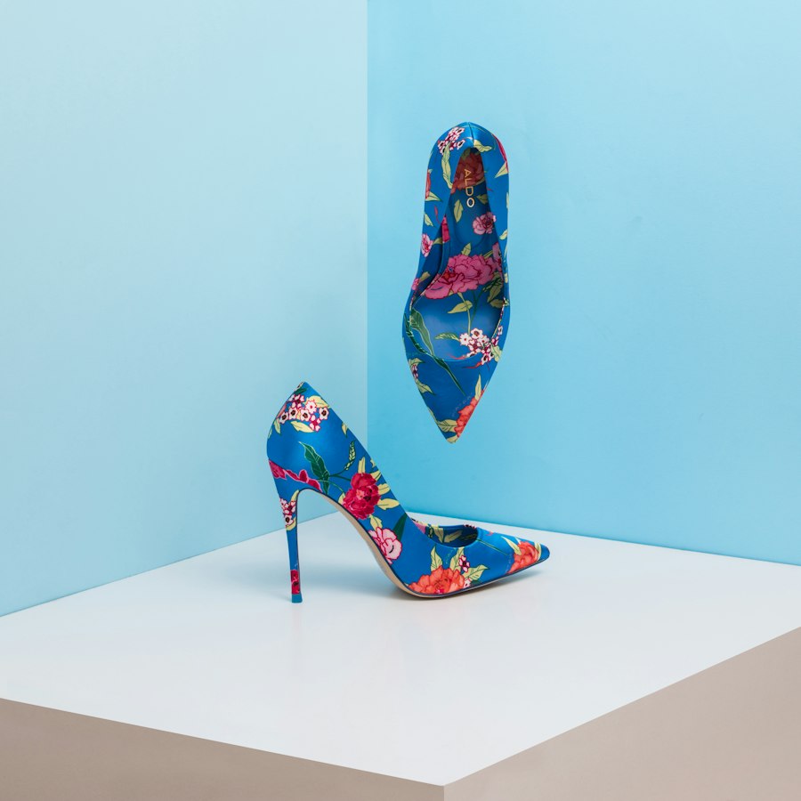 Aldo Floral Satin Pump